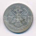 Jugoszlávia 1931. 10D Ag 'I. Sándor' (3x) T:2,2- Yugoslavia 1931. 10 Dinara Ag 'Alexander I' (3x) C:XF,VF Krause KM#10 - Image 2
