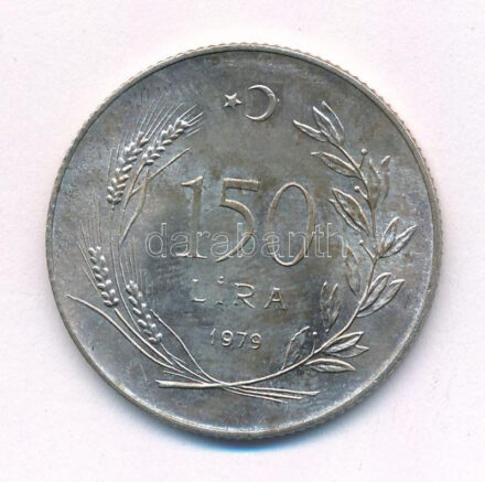 Törökország 1979. 150L Ag T:1- patina Turkey 1979. 150 Lira Ag C:AU patina Krause KM#929.1