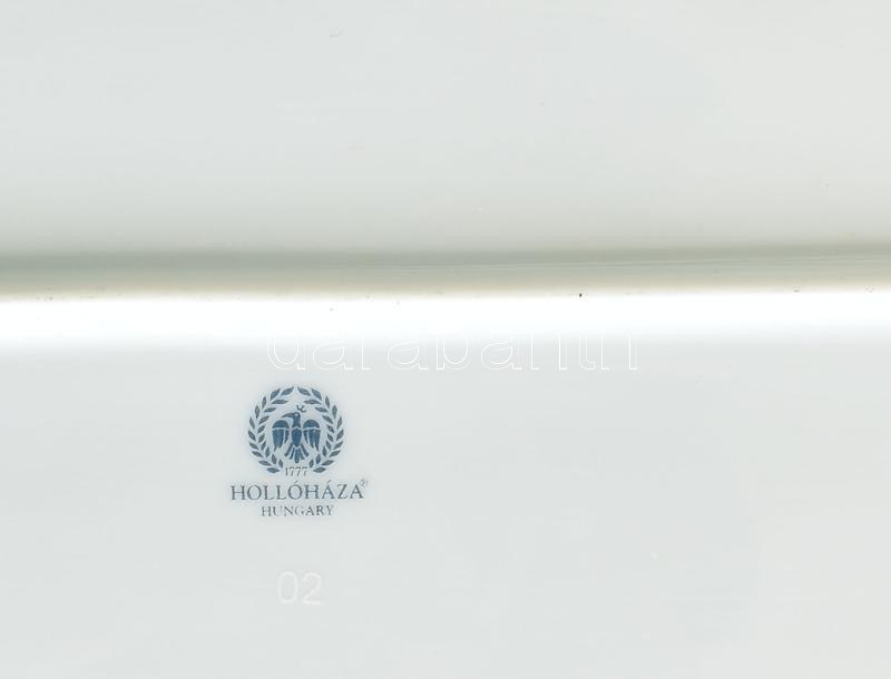 Hollóházi szedermintás pecsenyetál, hibátlan, 37x27 cm - Image 2