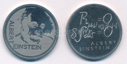 Svájc 1979. 5Fr Cu-Ni 'Albert Einstein születésének 100. évfordulója' + 5Fr Cu-Ni 'Albert Einstein születésének 100. évfordulója / Képlet' T:1,1- Switzerland 1979. 5 Francs Cu-Ni 'Centennial - Birth of Albert Einstein' + 5 Francs