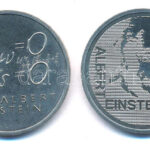 Svájc 1979. 5Fr Cu-Ni 'Albert Einstein születésének 100. évfordulója' + 5Fr Cu-Ni 'Albert Einstein születésének 100. évfordulója / Képlet' T:1,1- Switzerland 1979. 5 Francs Cu-Ni 'Centennial - Birth of Albert Einstein' + 5 Francs
