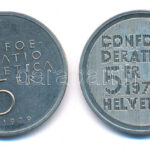 Svájc 1979. 5Fr Cu-Ni 'Albert Einstein születésének 100. évfordulója' + 5Fr Cu-Ni 'Albert Einstein születésének 100. évfordulója / Képlet' T:1,1- Switzerland 1979. 5 Francs Cu-Ni 'Centennial - Birth of Albert Einstein' + 5 Francs - Image 2