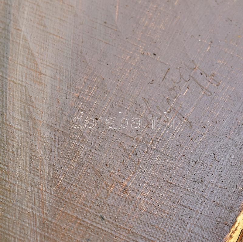 Guba György (?-?): Csendélet. Olaj, vászon, jelezve jobbra lent. 60x80 cm Sérüléssel - Image 4