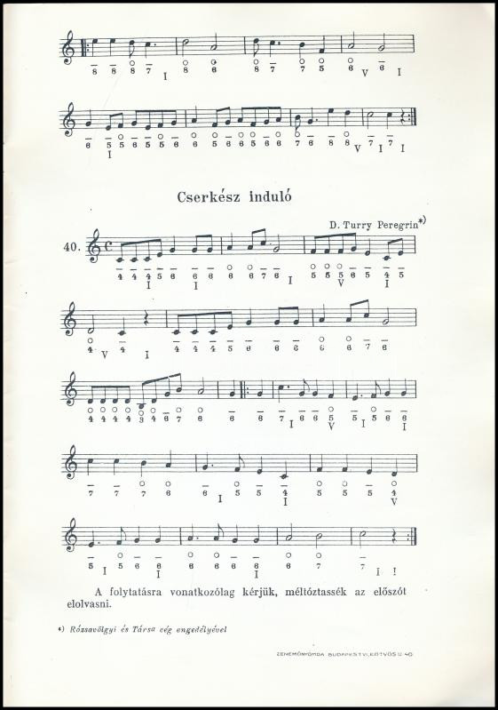 1941 Szájharmonika iskola és album, utolsó lapján cserkészindulóval - Image 2