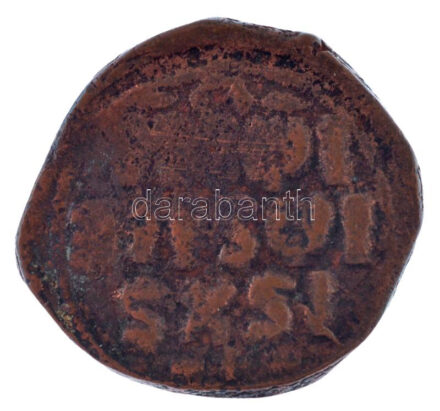 Bizánci Birodalom / Konstantinápoly ~1059-1067. AE Follis (10,34g) T:3 patina Byzantine Empire / Constantinople ~1059-1067. AE Follis 'ISXS / BASILE / BASIL' (10,34g) C:F patina