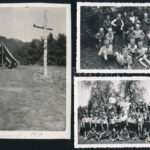 cca 1930 Cserkészek, 6 db fotó, 9×6 és 12×8,5 cm