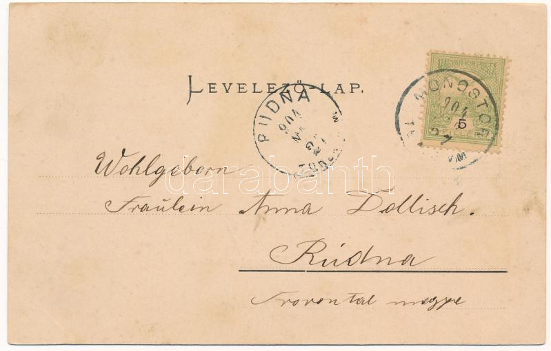 1904 Monostor, Temes-Monostor, Manastur; Totalansicht / látkép. Holcz Miklós kiadása / general view (EK) - Image 2