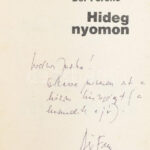 Dér Ferenc: Hideg nyomon. DEDIKÁLT! Bp., 1986., Lapkiadó Vállalat. Kiadói papírkötés, kopott borítóval.