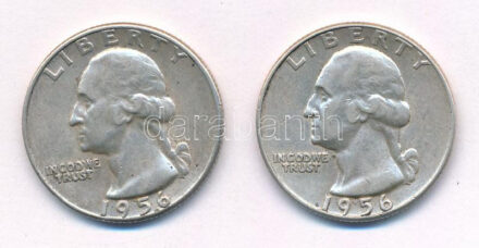 Amerikai Egyesült Államok 1956. 25c Ag T:2- USA 1956. 25 Cent Ag C:VF