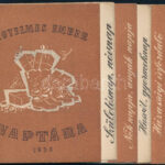 1956 Figyelmes ember naptára, több lapos naptár, hátoldalán Röltex, Ruházati bolt, Cipőbolt, Atex reklámmal, néhány ceruzás bejegyzéssel, 7x9 cm