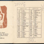 1956 Figyelmes ember naptára, több lapos naptár, hátoldalán Röltex, Ruházati bolt, Cipőbolt, Atex reklámmal, néhány ceruzás bejegyzéssel, 7x9 cm - Image 3