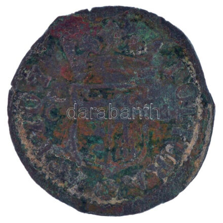 1707C-M Rézpoltura Cu 'II. Rákóczi Ferenc' (2,51g) T:3 patina Hungary 1707C-M Poltura Cu 'Francis II Rákóczi' (2,51g) C:F patina Huszár: 1552., Unger II.: 1139.d