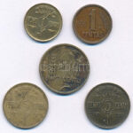 Litvánia 1925. 1c Al-bronz + 5c Al-bronz (2x) + 10c Al-bronz + 1936. 1c Al-bronz T:2,2- Lithuania 1925. 1 Centas Al-bronze + 5 Centai Al-bronze (2x) + 10 Centu Al-bronze + 1936. 1 Centas Al-bronze C:XF,VF