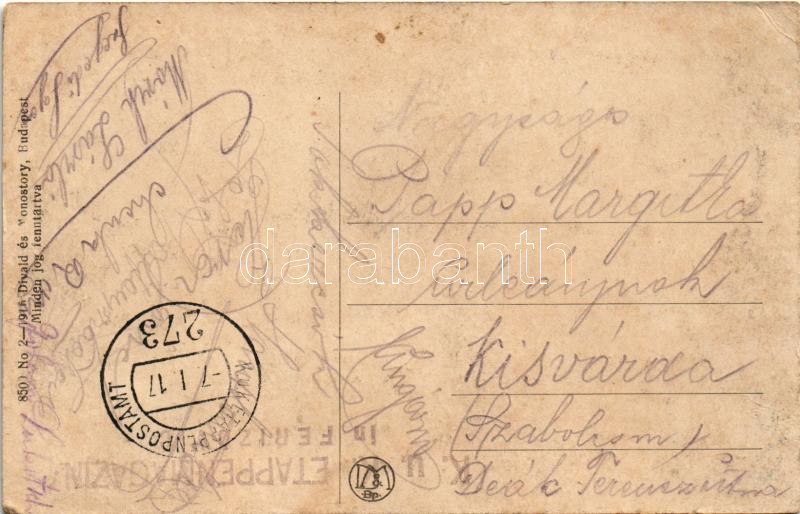 1917 Ferizaj, Ferizovic, Urosevac; von der Mose aus / railway station (EB) - Image 2