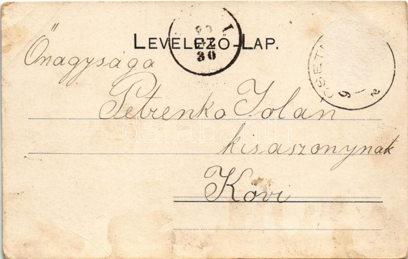 1899 (Vorläufer) Csetnek, Stítnik; (Rb) - Image 2