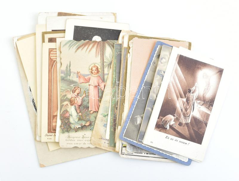cca 1930-1960 kb. 50 db szentkép