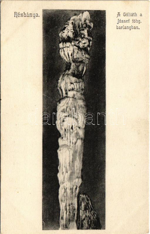 Rézbánya, Baita; A Góliáth a József főherceg barlangban / cave, interior (EK)