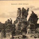 Dézna, Dezna; Sárkánykő a Várhegyen / Cetatea Dezna / rock on the castle hill