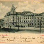 1899 (Vorläufer) Arad, Arad-Csanádi Egyesült Vasutak palotája. Edgar Schmidt / railway company's palace (fl)