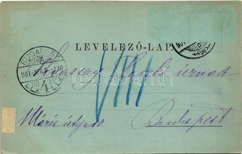 1901 Dés, Dej; látkép. Gálócsi Samu kiadása / general view (r) - Image 2
