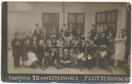 Gesangklub Transsylvania 'Flotte-Bursche' / Román énekesek klubja, énekkar / Romanian singers' club. photo (EK)