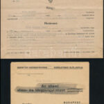 cca 1950 Bp., XI. kerület értesítése állami Elme és Ideggyógyintézet borítékban feladva