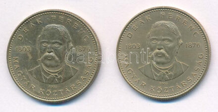 2003. 20Ft 'Deák' (2x) T:1-,2 kis ü. Adamo FOEM2