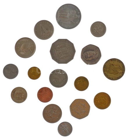 17xklf vegyes egzotikus érmetétel, közte Francia Polinézia, Haiti, Bahamák, Salamon-szigetek, Seychelle-szigetek, Pápua Új-Guinea, Jamaica T:1-3 17xdiff mixed egzotic coin lot, within French Polynesia, Haiti, Bahamas, Solomon Islands,