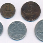 Lettország 1922-1935. 1s-50s (5xklf) T:2,2- Latvia 1922-1935. 1 Santims - 50 Santimu (5xklf) T:2,2-
