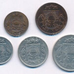 Lettország 1922-1935. 1s-50s (5xklf) T:2,2- Latvia 1922-1935. 1 Santims - 50 Santimu (5xklf) T:2,2- - Image 2