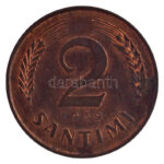 Lettország 1939. 2s bronz T:1- Latvia 1939. 2 Santims bronze C:AU Krause KM#11 - Image 2