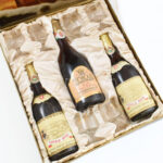 1983, 1993 3-4-5 puttonyos Tokaji Aszú, díszdobozban, poharakkal