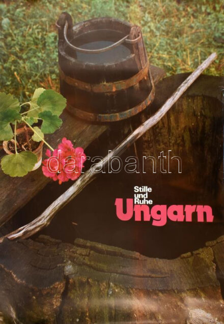 cca 1980-85 Ungarn - Still und Ruhe, retro plakát, ofszet, papír, feltekerve, lapszéli apró szakadásokkal, 98x68 cm