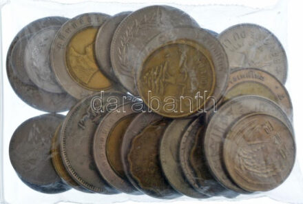 30db-os ázsiai érmetétel, közte Thaiföld, Izrael, Mongólia, Japán, Dél-Korea, Bahrein, Ceylon, stb. T:vegyes 30pcs Asian coin lot, within Thailand, Israel, Mongolia, Japan, South Korea, Bahrain, Ceylon, etc. C:mixed