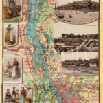 Hamburg-Helgoland - 12-tiled non-postcard litho leporello with map / 12 részes nem képeslapos leporello térképpel - Image 3