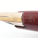 Montblanc bordó töltőtoll cca 1960. Megkímélt állapotban, hozzá bőr tolltartó 15,5 cm - Image 2