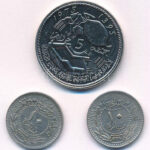 Oszmán Birodalom 1912. 10P Ni (2x) + Marokkó 1975. 5D Cu-Ni 'FAO' T:1-, 2 Ottoman Empire 1912. 10 Para Ni (2x) + Morocco 1975. 5 Dirhams Cu-Ni 'FAO' C:AU, XF Krause KM#760, Y#64
