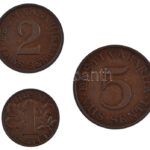 Észtország 1929. 1s bronz + 1934. 2s bronz + 1931. 5s bronz T:1--2- Estonia 1929. 1 Sent bronze + 1934. 2 Senti bronze + 1931. 5 Senti bronze C:AU-VF - Image 2