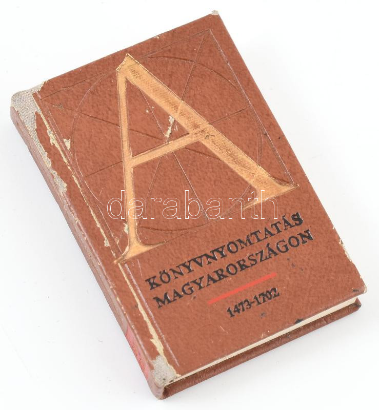 Bolgár Iván - Végh Oszkár: Könyvnyomtatás Magyarországon 1473-1702. Bp., 1973, Kossuth. Kiadói műbőr-kötés, kissé sérült borítással. Számozott (140./1000) példány.