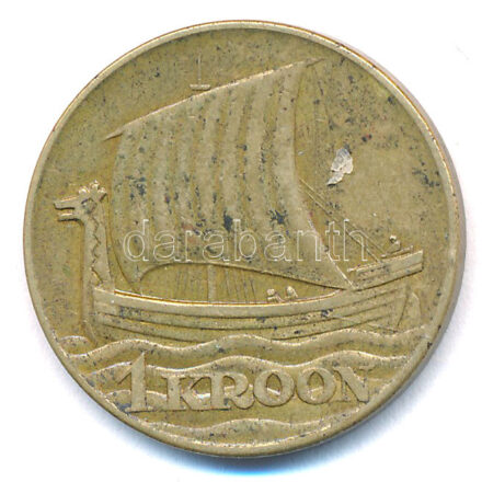 Észtország 1934. 1K Al-bronz T:2,2- Estonia 1934. 1 Kroon C:XF,VF Krause KM#16