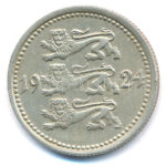 Észtország 1924. 5M Ni-sárgaréz T:2,2- Estonia 1924. 5 Marka Ni-brass C:XF,VF Krause KM#3a - Image 2