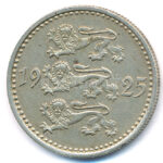 Észtország 1925. 10M Ni-sárgaréz T:2 Estonia 1925. 10 Marka Ni-brass C:XF Krause KM#4 - Image 2