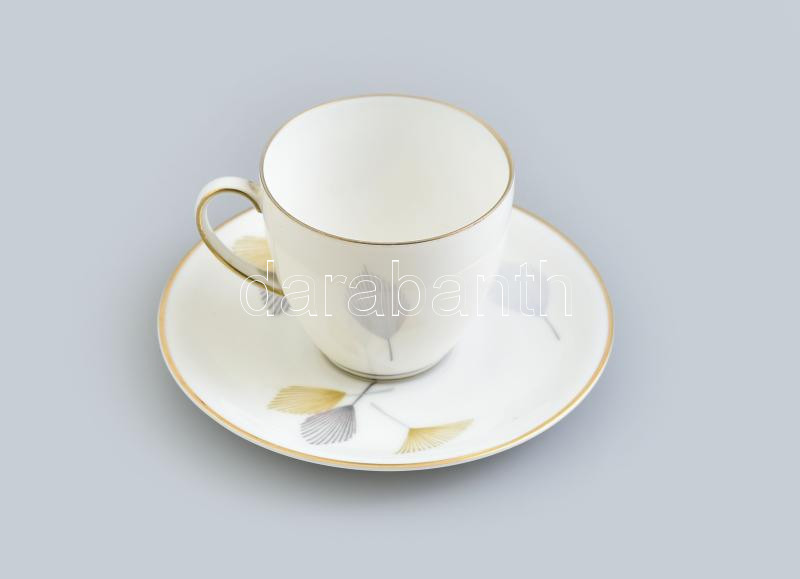 Krautheim Bavaria porcelán mokkás csésze és alj. Matricás, jelzett, hibátlan.