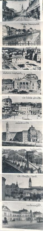 Nagyvárad, Oradea; Szent László tér a Görögkatolikus püspöki palotával. leporellólap 10 képpel / square, Greek Catholic bishop's palace (EK) - Image 2