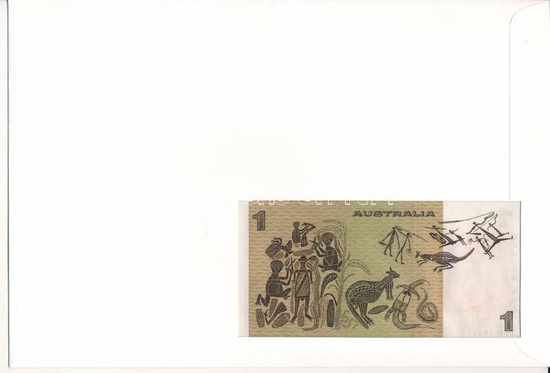 Ausztrália 1982-1983. 1D borítékban, alkalmi bélyeggel és bélyegzéssel T:I Australia 1982-1983. 1 Dollar in envelope with stamps and cancellations C:UNC - Image 2