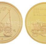 Németország 1991. 'Adler 1835' kétoldalas bronz emlékérem (2xklf) (30mm) T:PP Germany 1991. 'Adler 1835' Br medallion (2xdiff) (30mm) C:PP - Image 2