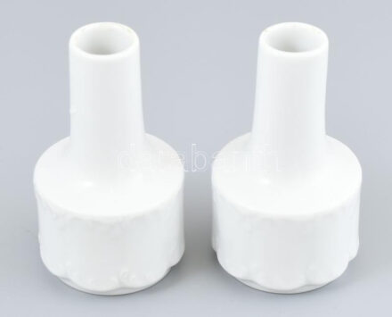 Rosenthal fehér mázas porcelán váza pár. Jelzett, hibátlan 11 cm