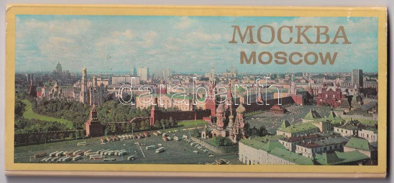 7 db MODERN külföldi képeslapfüzet: Moszkva, Ausztria, NSZK, Törökország, Párizs, Spanyolország, Olaszország - Image 4
