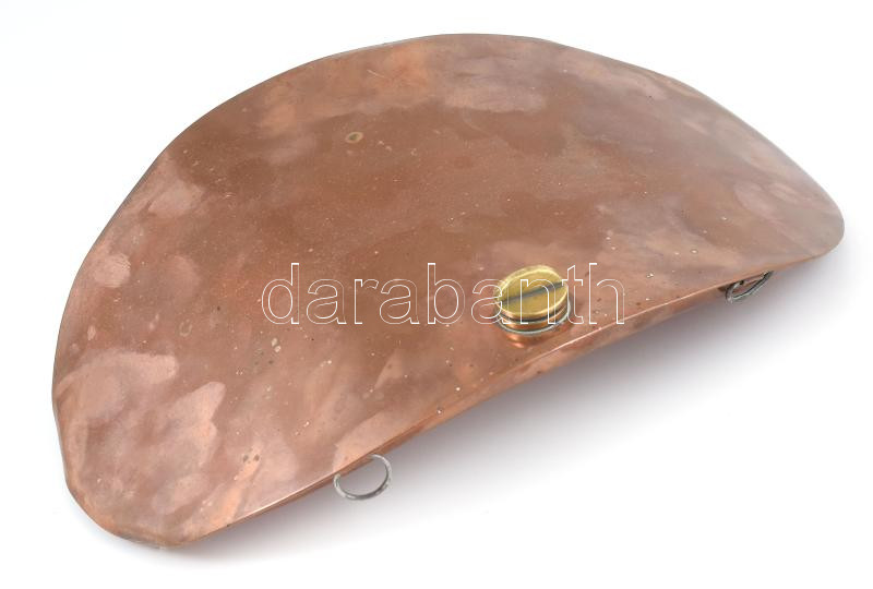Régi derékmelegítő, réz, korának megfelelő állapotban, 31x21 cm - Image 2