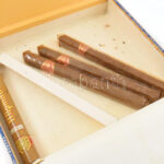 Flor de Tabacos de Partagas Habana fa szivaros doboz, tartalommal, hiányos 20,5x18x4 cm - Image 2